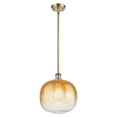 Brookhaven Sphere 1 Light Ballston Stem Hung Mini Pendant by Innovations - 516-1S-G481-10