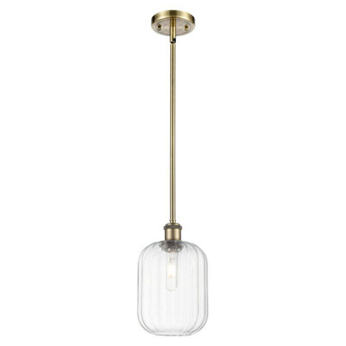 Preston 1 Light Ballston Jar Stem Hung Mini Pendant by Innovations - 516-1S-G460-7