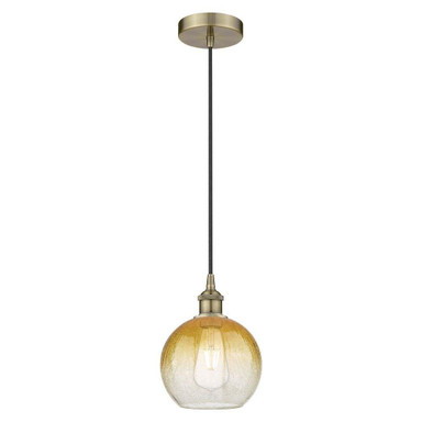 Brookhaven Globe 1 Light Edison Cord Hung Mini Pendant by Innovations - 616-1P-G483-8