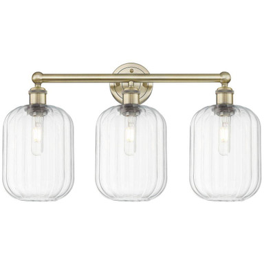 Preston 3 Light Jar Bath Vanity 14 Inch and 24.75 Inch Wide by Innovations - 616-3W-G460-7