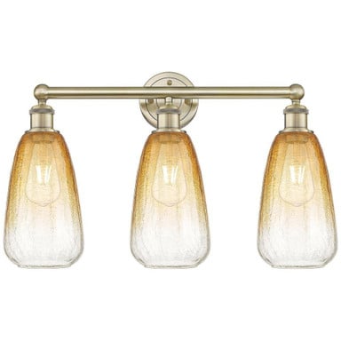 Brookhaven Almond 3 Light Bath Vanity 15.25 Inch X 24 Inch by Innovations - 616-3W-G480-6