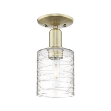 Cobbleskill 1 Light Semi Flush Mount 10.5 Inch X 5 Inch by Innovations - 716-1C-G11
