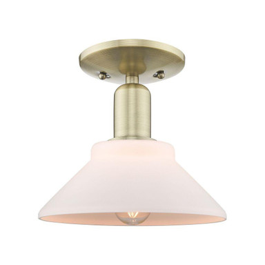 Orwell 1 Light Semi Flush Mount 8.5 Inch and 8.38 Inch Wide by Innovations - 716-1C-G13