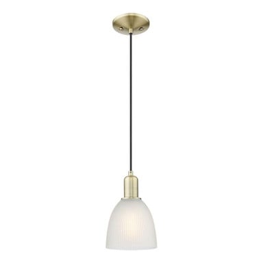 Castile 1 Light Cord Hung Mini Pendant 9.83 Inch X 6 Inch by Innovations - 716-1P-G38