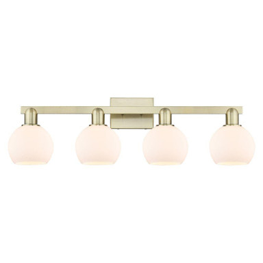 Athens 4 Light Bath Vanity 9.63 Inch Tall X 32.88 Inch Wide by Innovations - 716-4W-G12-6