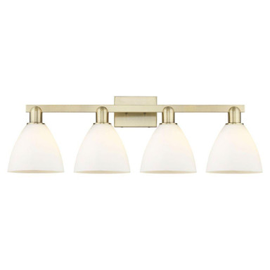 Bristol 4 Light Bath Vanity 11 Inch Tall and 35 Inch Wide by Innovations - 716-4W-GBD-75