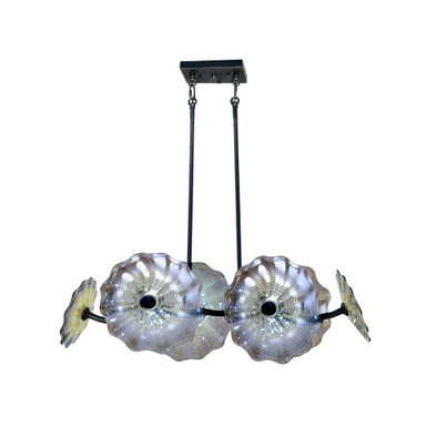 6 Light Large Linear Island Pendant by Dale Tiffany - AH14