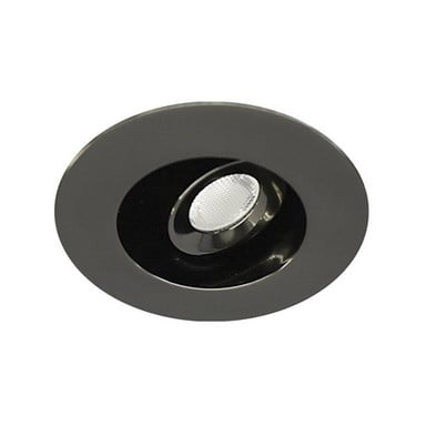LEDme 1 Inch Round Adjustable Downlight with Remote Driver by WAC - HR-LED232