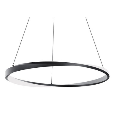 Oberon 40W 1 LED Pendant 7 Inch Tall and 40 Inch Wide by AFX - OBRP40LAJUD