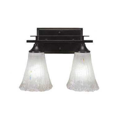 Uptowne 2 Light Vanity Light 13.5 Inch Length by Toltec - 132--975-135