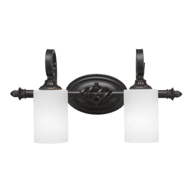 Elegante 2 Light Bath Bar 10.75 x Inches by Toltec  - 162--1075-2075