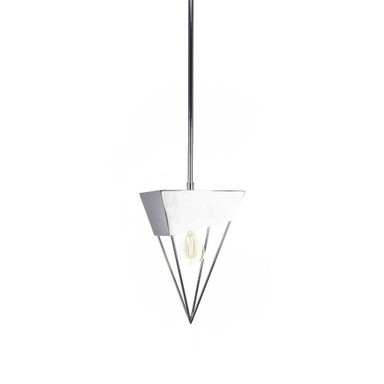 Neo 7W 1 Light Small Stem Pendant 12 Inch Tall by Toltec - 1503-725-12-