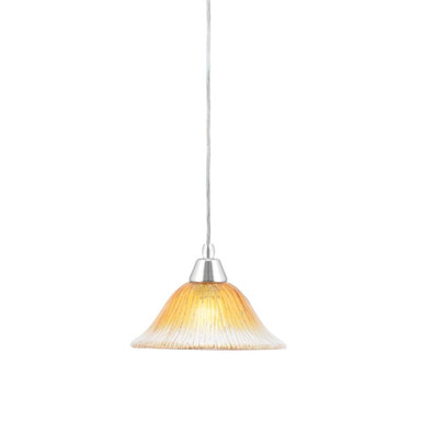 Any 1 Light Steel Small Pendant by Toltec - 22-10-65-