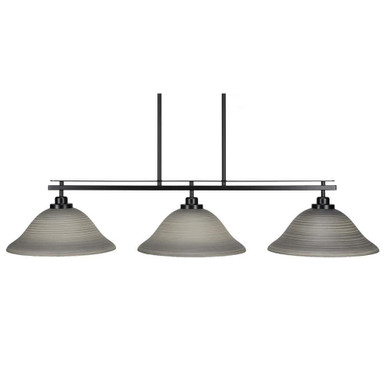 Odyssey 3 Light Oversized Linear Island Pendant 45 Inch Length by Toltec - 2636-45-85-45