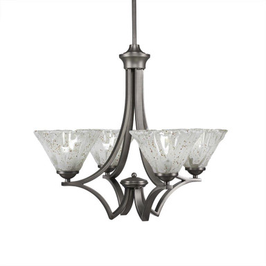 Zilo 4 Light Medium Chandelier by Toltec 564-22751975