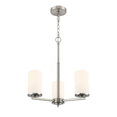 Verlana 3 Light Chandelier 21.25 Inch Tall and 19 Inch Wide by Millennium - 2713WG