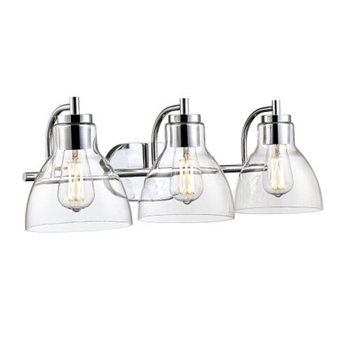 Knightsdale 3 Light Bath Vanity 8.75 Inch and 25.25 Inch Wide by Millennium - 6203