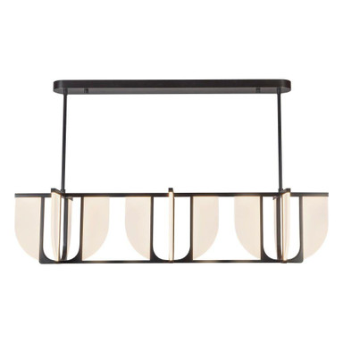 Anders 78W LED Linear Pendant 13.88 Inch Tall X 58.75 Inch Length by Alora - LP336359
