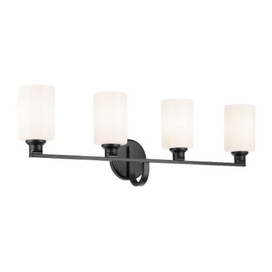 Gioe 4 Light Bath Vanity 10.5 Inch Tall and 32.25 Inch Wide by Kichler - 55227