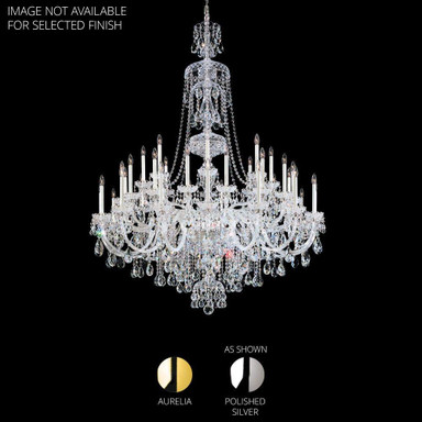 Sterling 45 Light Chandelier 76 Inch and 60 Inch Wide by Schonbek Signature - 3612