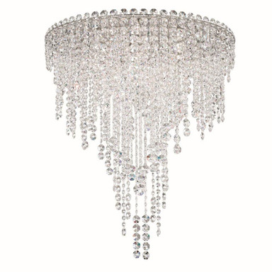 Chantant 6 Light Flush Mount 28.5 X 24 Inch Wide by Schonbek Signature - CH2402N