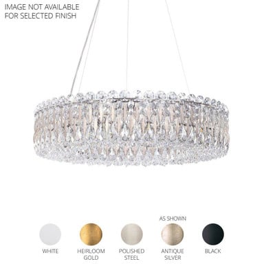 Sarella 12 Light Chandelier 5.5 Inch and 24 Inch Wide by Schonbek Signature - RS8343N