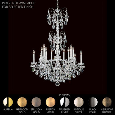 Sonatina 14 Light Chandelier 52.5 X 35 Inch Wide by Schonbek Signature - ST1952N