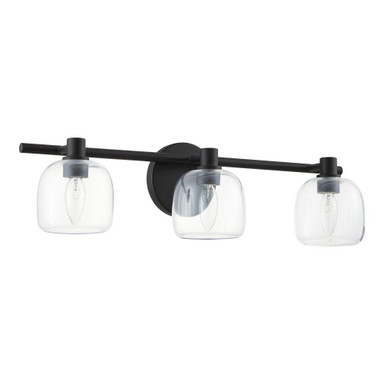 Valentina 3 Light Bath Vanity 6.5 Inch Tall and 6.25 Inch Wide by Thesis - 207009A