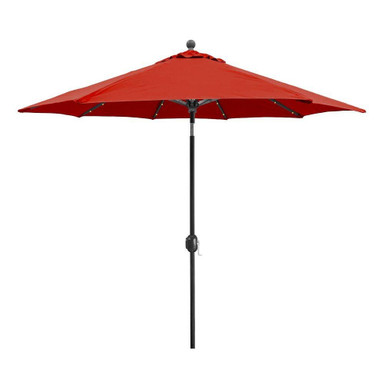9 Foot Aluminum Crank Lift Octagon Market Umbrella by Galtech - 936
