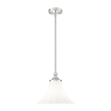 Fleur 1 Light Pendant 10.75 Inch Tall and 12 Inch Wide by Z Lite - 1958P12