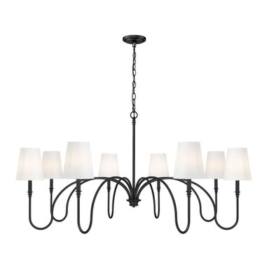 Jisele 8 Light Chandelier 28.25 Inch Tall and 58.75 Inch Wide by Z Lite - 4505-8