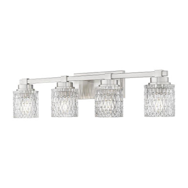 Jacqueline 4 Light Bath Vanity 7.75 Inch Tall and 31.5 Inch Wide by Z Lite - 6101-4V