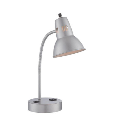 Pagan One Light Desk Lamp 6 Inches Wide by 20 Inches High by Lite Source - LS-22780SB