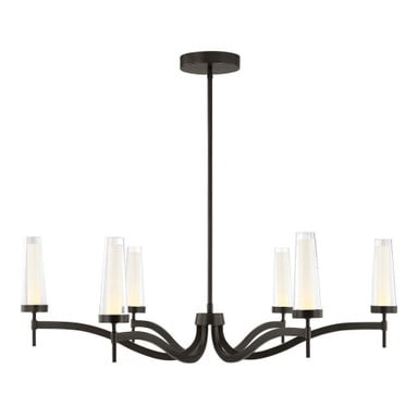 Butler 5W 6 LED Chandelier 14 Inch Tall and 40 Inch Wide by Savoy House - 1-1464-6