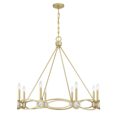 Minette 8 Light Chandelier 34 Inch Tall and 37 Inch Wide by Savoy House - 1-4102-8
