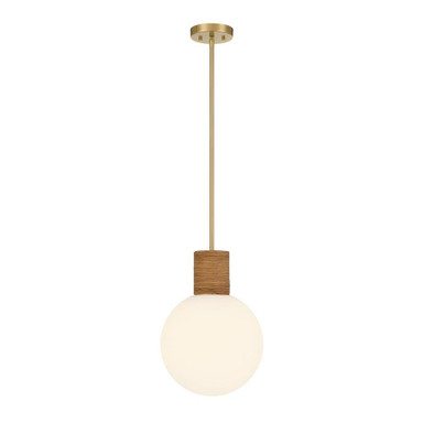 Jarrell 1 Light Pendant 16.5 Inch Tall and 12 Inch Wide by Savoy House - 7-4082-1