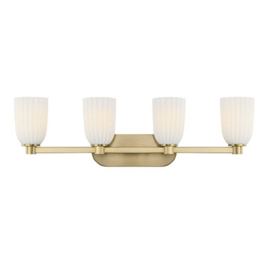 Baldwin 4 Light Bath Vanity 9.13 Inch Tall and 32 Inch Wide by Savoy House - 8-1245-4
