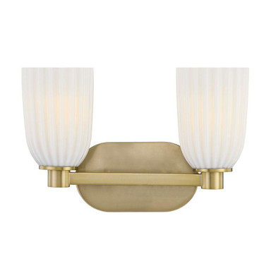 Baldwin 2 Light Bath Vanity 9.13 Inch Tall and 14 Inch Wide by Savoy House - 8-1245-2