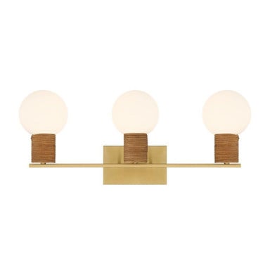 Jarrell 3 Light Bath Vanity 10 Inch Tall and 24 Inch Wide by Savoy House - 8-4081-3