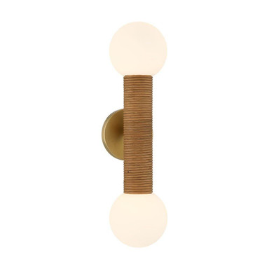 Jarrell 2 Light Wall Sconce 20 Inch Tall and 5.13 Inch Wide by Savoy House - 9-4081-2