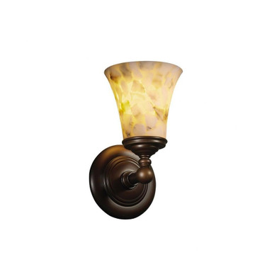 Alabaster Rocks Tradition 1 Light Wall Sconce by Justice Design - ALR-8521-20