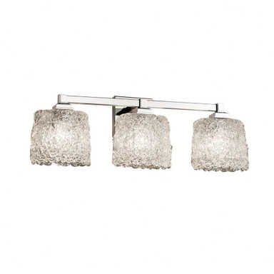 Veneto Luce Regency 3 Light Oval Lace Vanity Light by Justice Design - GLA-8433-30-LACE