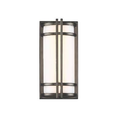 Skyscraper 12W 1 LED Outdoor Wall Lantern by Modern Forms - WS-W68612