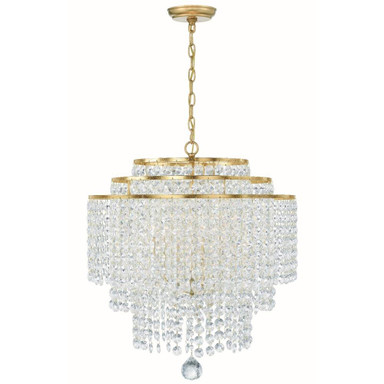 Gabrielle 6 Light Medium Chandelier by Crystorama - GAB-B7305
