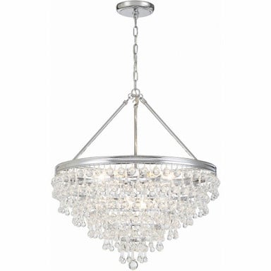 Calypso 8 Light Medium Round Chandelier by Crystorama - 137