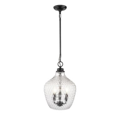 Adeline 3 Light Pendant 15.88 Inch Tall and 11.13 Inch Wide by Golden - 1088-3P