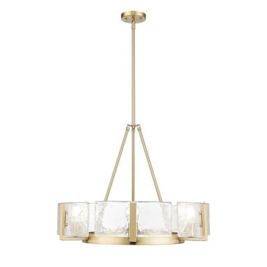 Aenon 6 Light Chandelier 21 Inch Tall and 27.75 Inch Wide by Golden - 3164-6