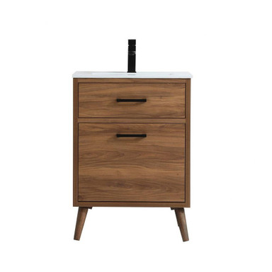 Boise 24 Inch 1 Drawer Bathroom Vanity Sink Set by Elegant Decor - VF41024