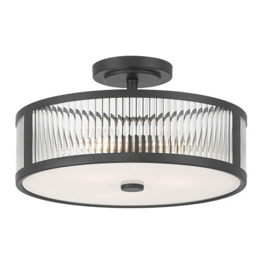 Ardezia 3 Light Semi Flush Mount 8.75 Inch X 15.75 Inch Wide by Millennium - 23303