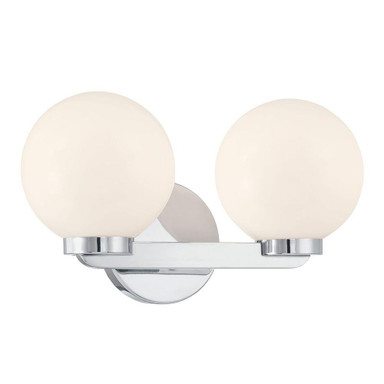 Ardeva 2 Light Bath Vanity 8 Inch Tall and 14 Inch Wide by Millennium - 97002